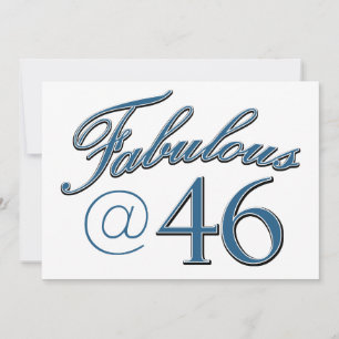 designs de aniversário de 46 anos