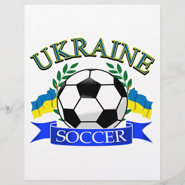 Designs de bola de futebol da Ucrânia (Frente)