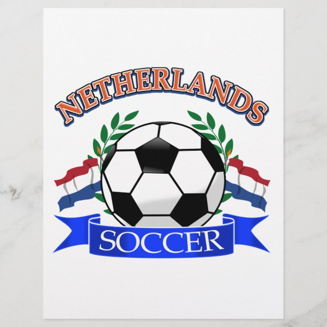 Designs de bola de futebol dos Países Baixos (Frente)