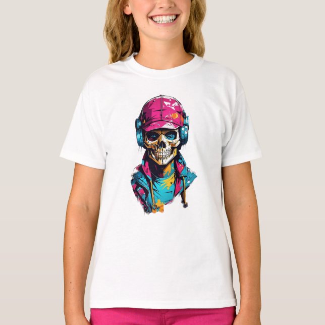 Designs de camisas de anjo escuro (Frente)