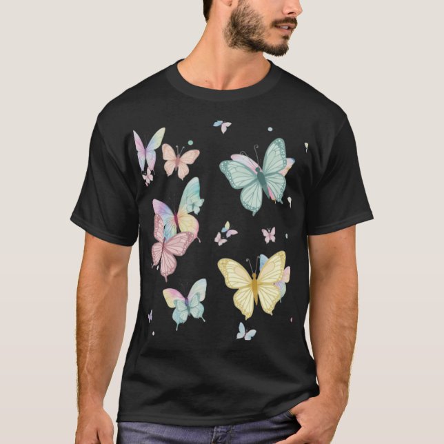 Designs de Camisas de Aquarela da Dreamfly (Frente)