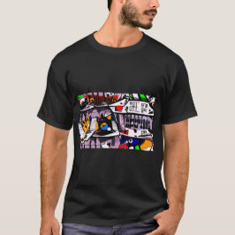 Designs de camisetas com imagens de desenhos anima