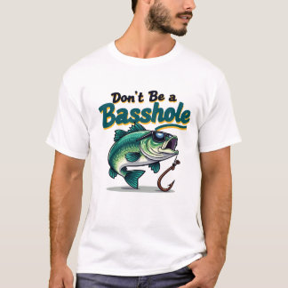 Designs de camisetas de pesca de latão