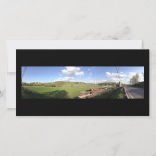 Designs de Cartão com fotos Panorâmico Personaliza