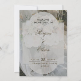 Designs de Convite para Casamento Romântico