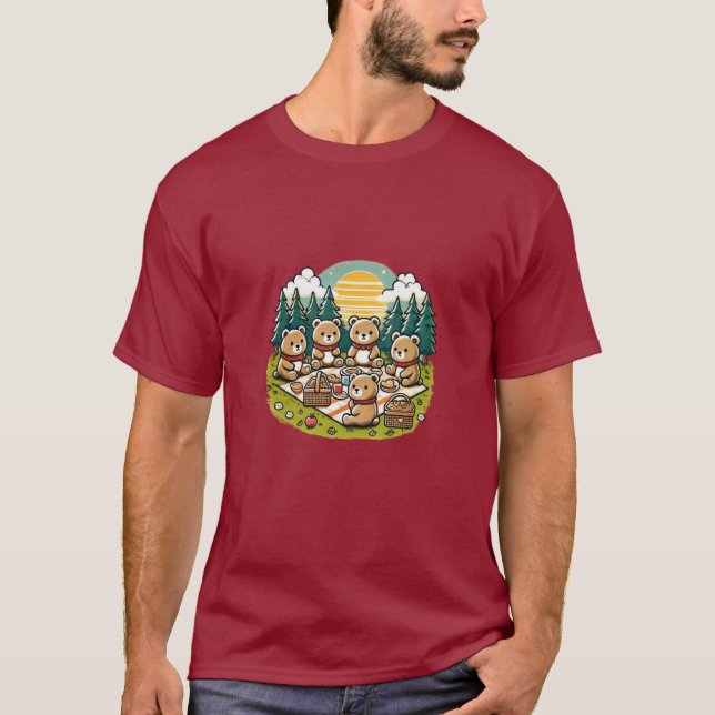Designs de T-Shirt com necessidades de urso (Frente)