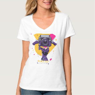 Designs de T-shirt para fotografia
