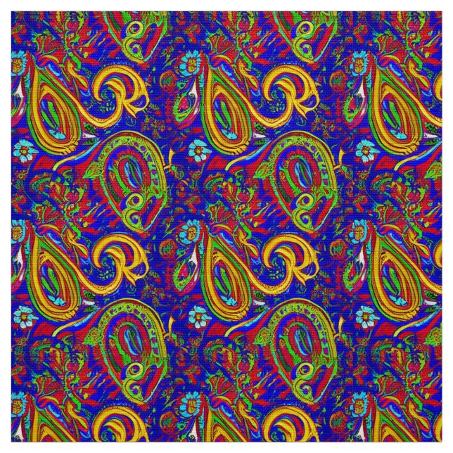 Designs de Tecido de Paisley Contemporâneos (Modelo)