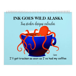 Designs do adesivo divertido - Calendário grande