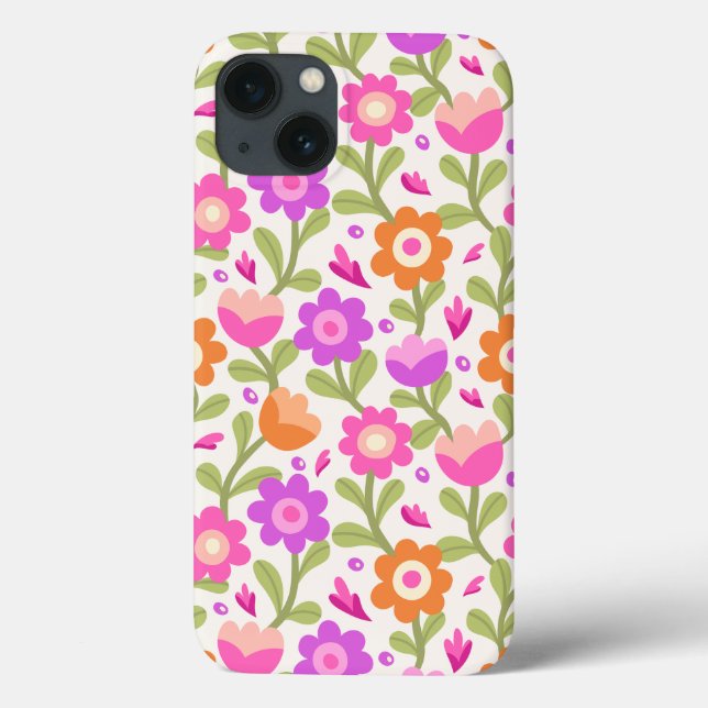Designs Florais Elegantes - Lindo e Personalizável (Verso)