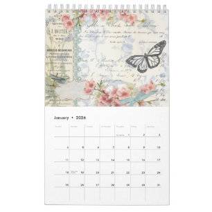 designs hellosusan Calendário de 12 Meses 2026