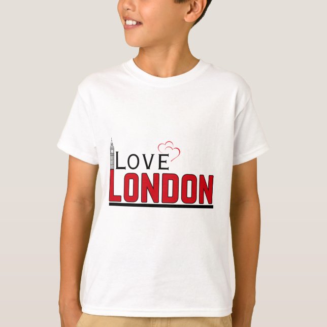 designs londres de camiseta para crianças 2025 (Frente)
