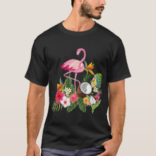 Designs tropicais Flamingo T-Shirt