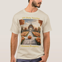 Desligado Professor Halloween Pumpkins T-Shirt