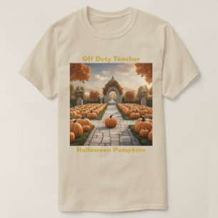 Desligado Professor Halloween Pumpkins T-Shirt