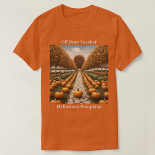 Desligado Professor Halloween Pumpkins T-Shirt