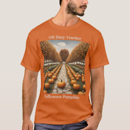 Desligado Professor Halloween Pumpkins T-Shirt