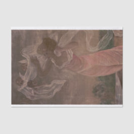 Desligamento de anjo de papel tecido vitoriano