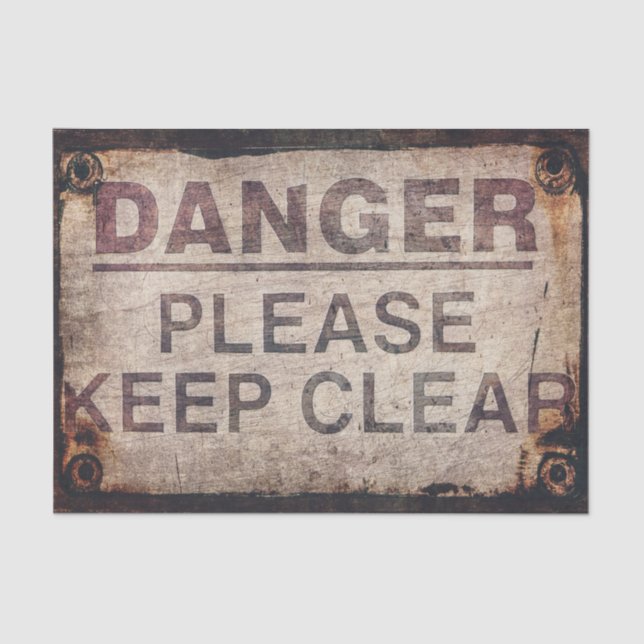 Desligamento de Mobiliário de Perigo ou Papel Teci (Frente )