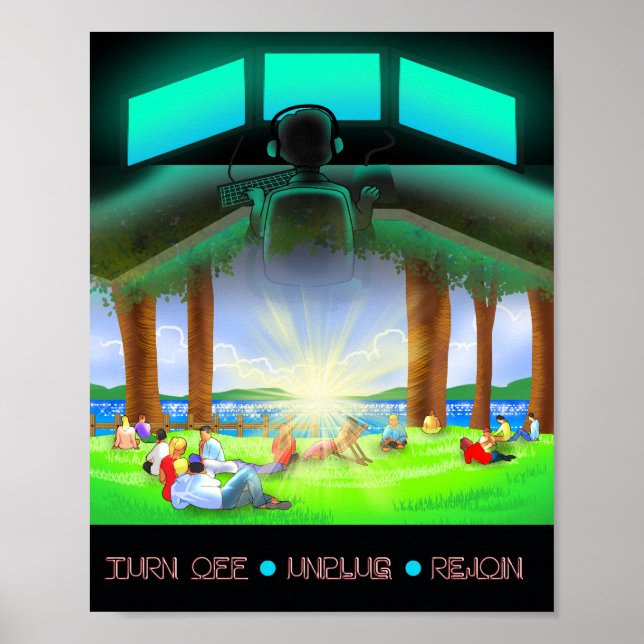 Desligar, Desligar, Recolher Poster (Frente)