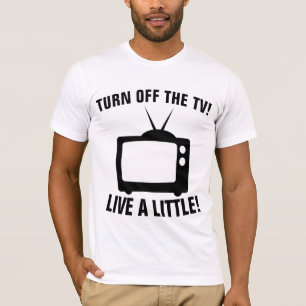 DESLIGUE A TV! CAMISETAS ANTI-TELEVISÃO
