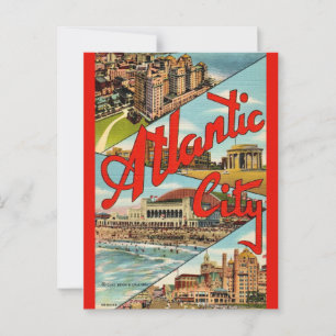 Deslumbrante cartão postal de Atlantic City