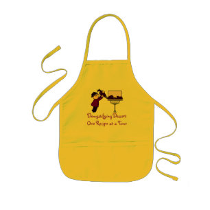 Desmistificação e logotipo no avental