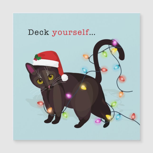 Despache-se para o gato de Natal (Frente)