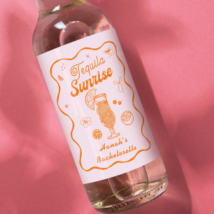 Despedida de Solteira Pink Orange Tequila Sunrise