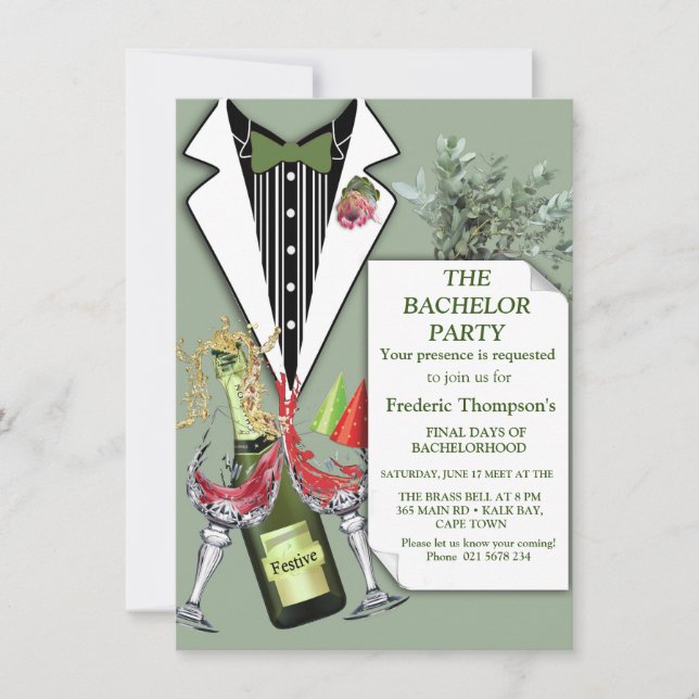 Despedida de Solteiro com Corsage de Smoking do Ki (Frente)