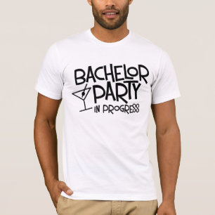 Despedida de solteiro em T-Shirt em Curso