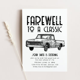 Despedida para um Convite do Grupo de Reforma Clás