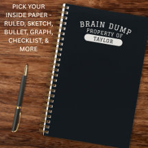 Despejo Cerebral Nome Personalizado Moderno Elegan