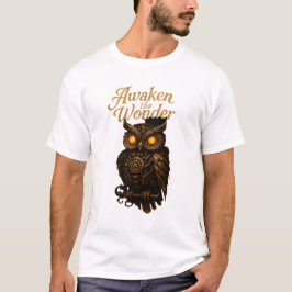 Despertando Maravilha – Camiseta de Arte de Coruja