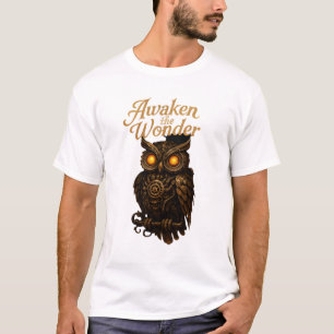 Despertando Maravilha – Camiseta de Arte de Coruja