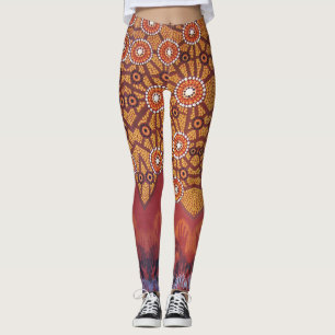 Despertar Leggings de dança aborígenes