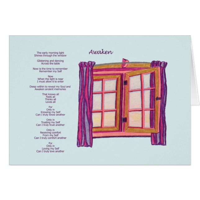 Desperte o cartão (Frente Horizontal)