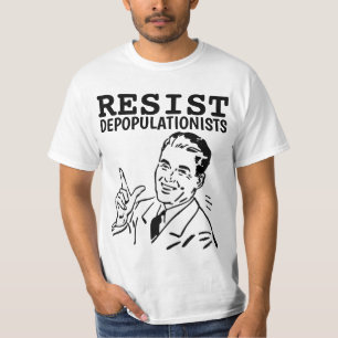 DESPOPULACIONISTAS RESTRINGIDOS RETRO MAN T-SHIRTS