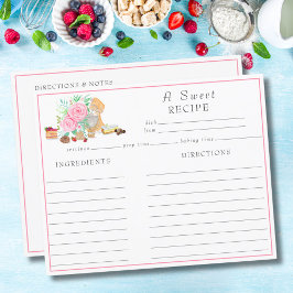 Desserts De Aquarela Com Mistura E Rosas