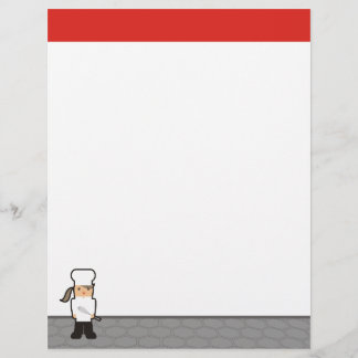 Destaque da receita do menu de whisk de chef de me