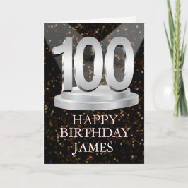 Destaque de 100º Aniversário Adicionar um Cartão d