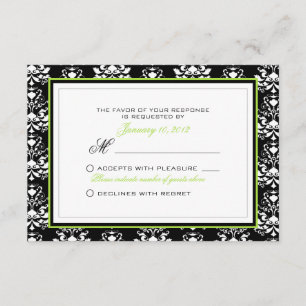 Destaque verde RSVP de Destaque Preto e Branco