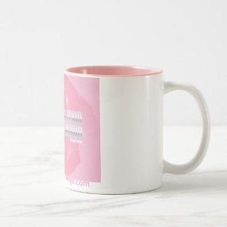 Destaques cor-de-rosa da caneca w/Pink!