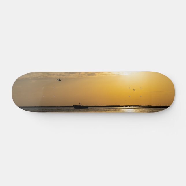 Destin Sunset E Helicópteros Skateboard (Horz)