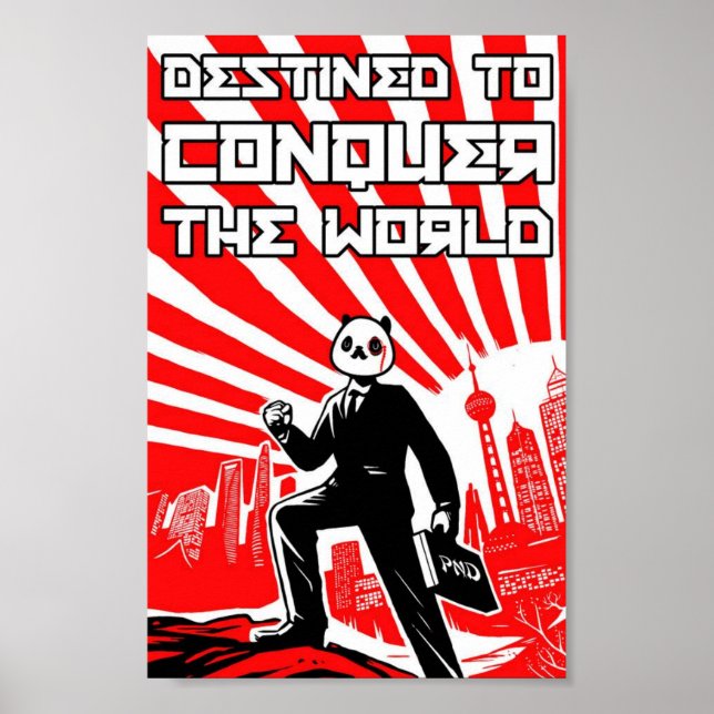 Destinado a conquistar o Poster mundial (Frente)