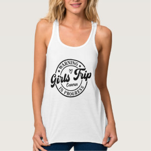 Destino da Viagem das Meninas Camiseta Regata da F
