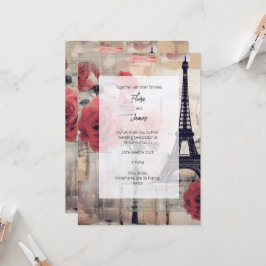Destino França Reds Convite Vintage
