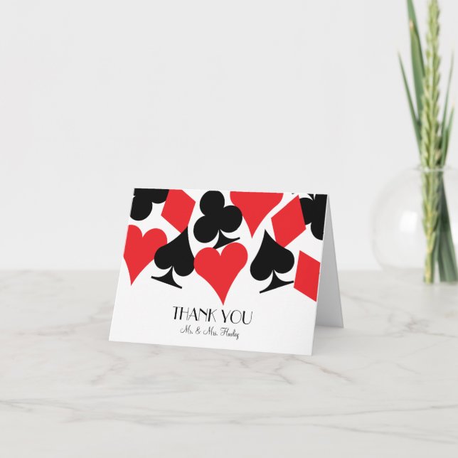 Destino Las Vegas que Wedding cartões de (Frente)