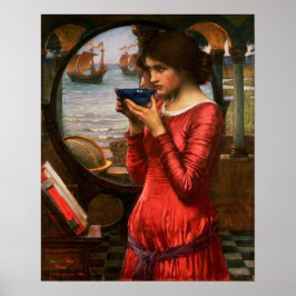 Destino por John William Waterhouse Poster