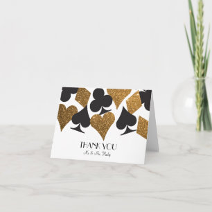 Destiny Las Vegas Cartões de agradecimentos Faux D